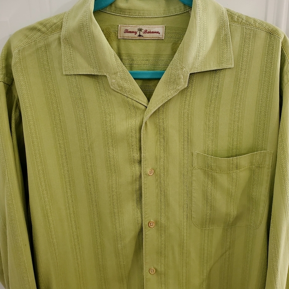 Tommy Bahama Silk Button-Down Shirt - Picture 2 of 8